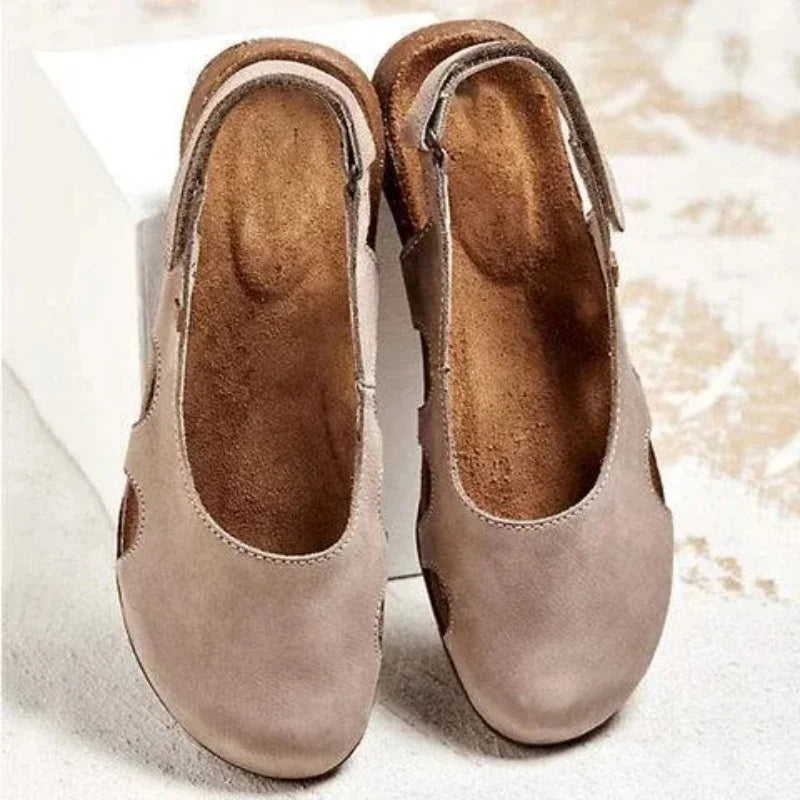 Women's closed-toe lace-up sandals