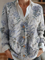 Casual Grey Long Sleeve Cardigan