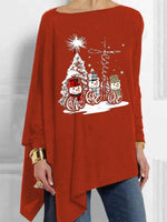 Christmas Plus Size Tops
