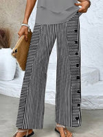 Classy Striped Print Pants