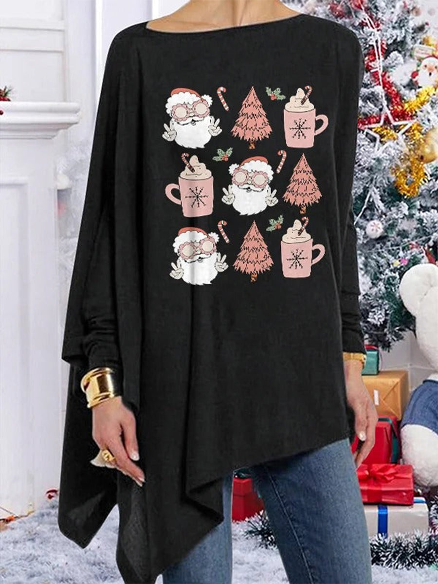 Santa Claus Plus Size Tops
