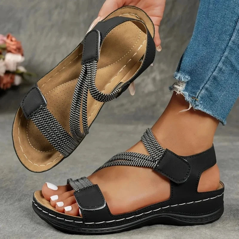 Women's Stretch-Strap Walking Sandals