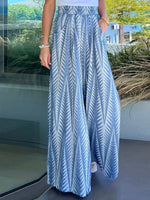 Fresh Blue Side Pocket Pants