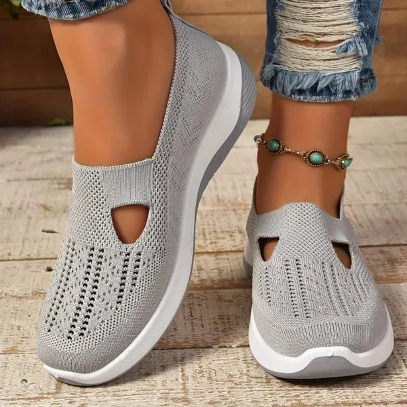 Women's Mesh Cut-Out Sneakers