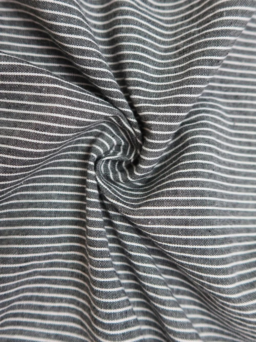 Stripe Basic Loose Kimono