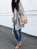 Charleston Cozy Waffle Texture Cardigan