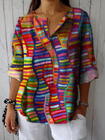 Colorful Printed Blouse