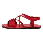 Women's Knot-Front Elastic Ankle Sandals