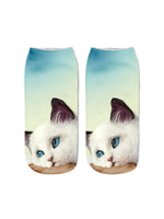 Creative Cat Print Socks