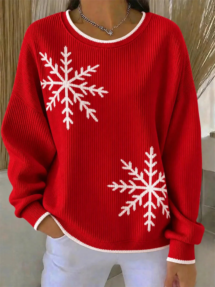 Casual Color Block Crew Neck Long Sleeve Sweatshirt