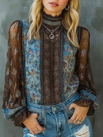 Modern Black Long Sleeve Top