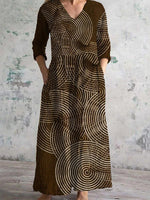 Vintage Printed Dress