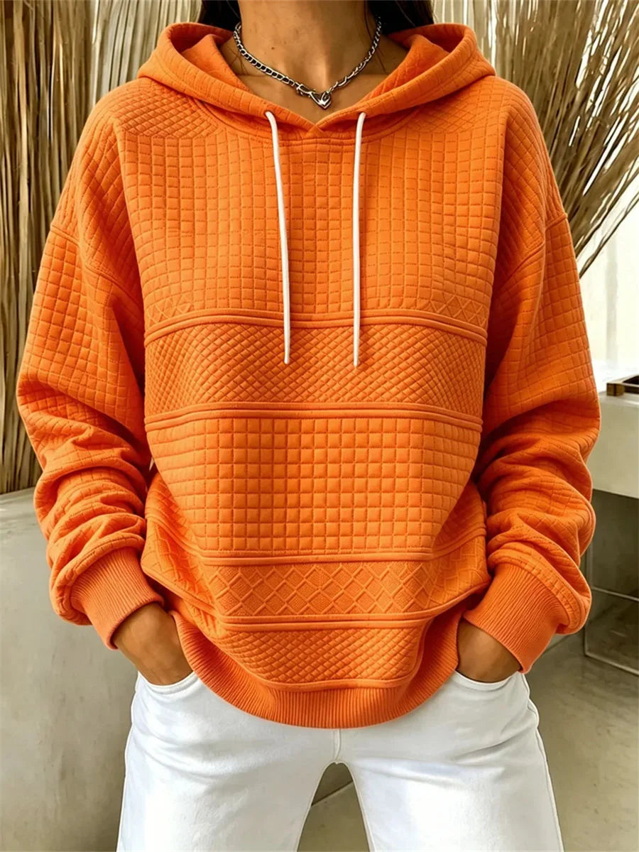 Casual Abstract Long Sleeve Hoodie
