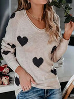 Trendy Print Long Sleeve Sweater