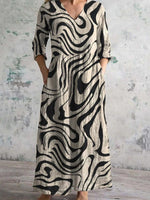 Vintage Printed Dress