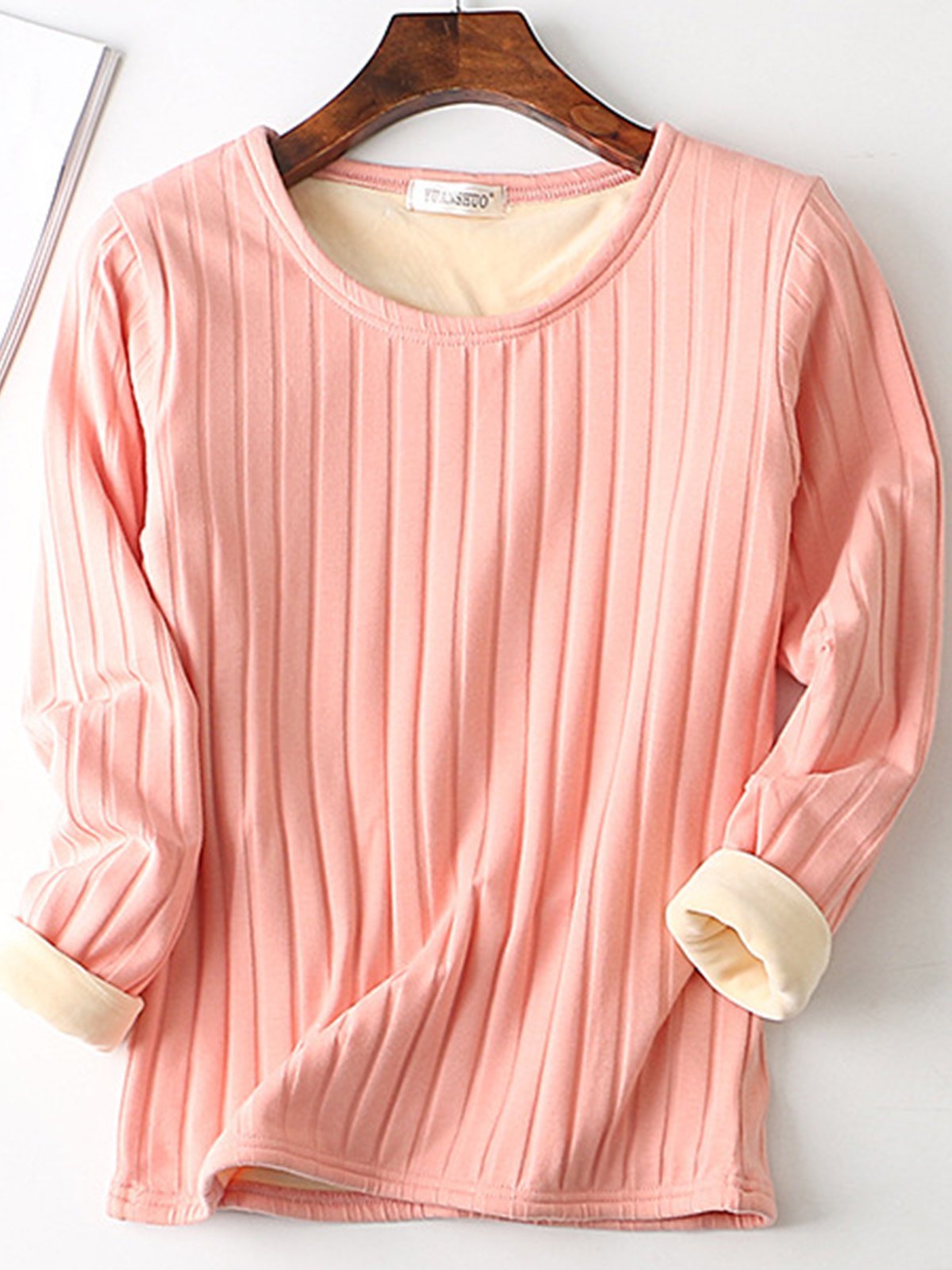 Thicken Velvet Super Soft Long Sleeve Warm Blouse