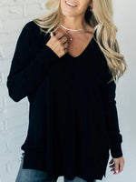 So Soft Seam Front Sweater