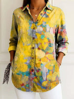 Stunning Yellow Long Sleeve Shirt