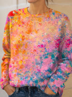 Dreamy Round Neck Long Sleeve Sweater