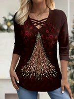 Vintage Christmas Blouse
