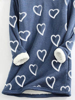 Heart/Cordate Print Casual Regular Fit Thermal Underwear