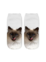 Creative Cat Print Socks