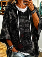 Casual Halloween 3/4 Sleeve Hoodie