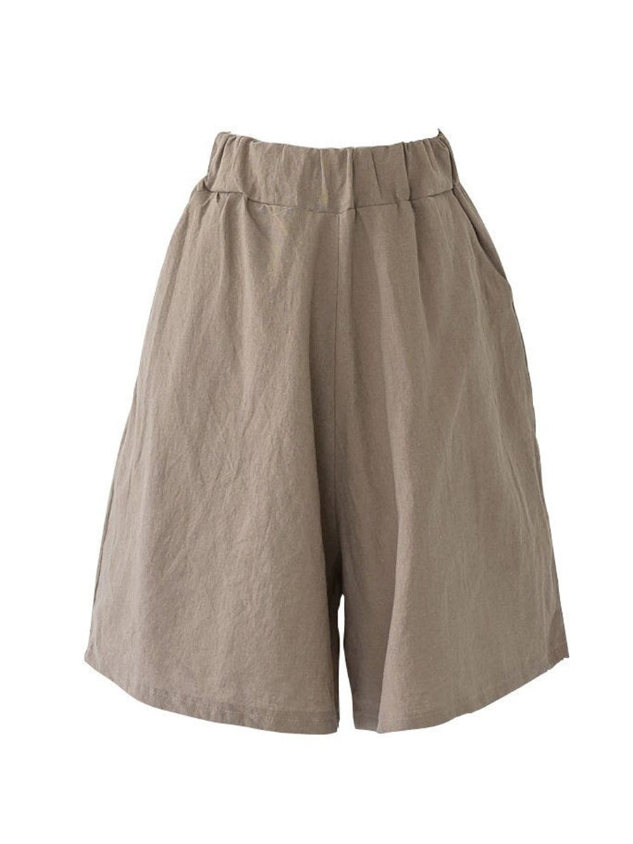 Cotton Casual Straight Pants