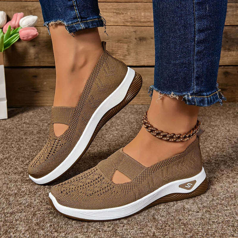 Women's Mesh Cut-Out Sneakers