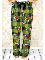 Women's Christmas Pajama Pants In Green