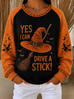 Casual Text Letters Crew Neck Long Sleeve Sweatshirt