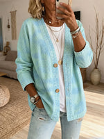 Casual Printing Abstract Graphic Long Sleeve Jacket