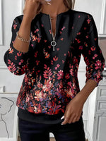 Stylish Long Sleeve Black Top