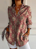 Vintage Floral Blouse