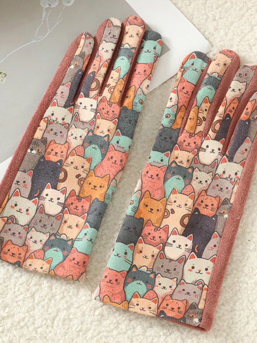 Cartoon Warm Gloves