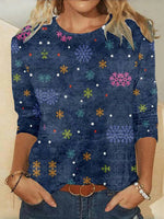 Snowflake Casual T-Shirt