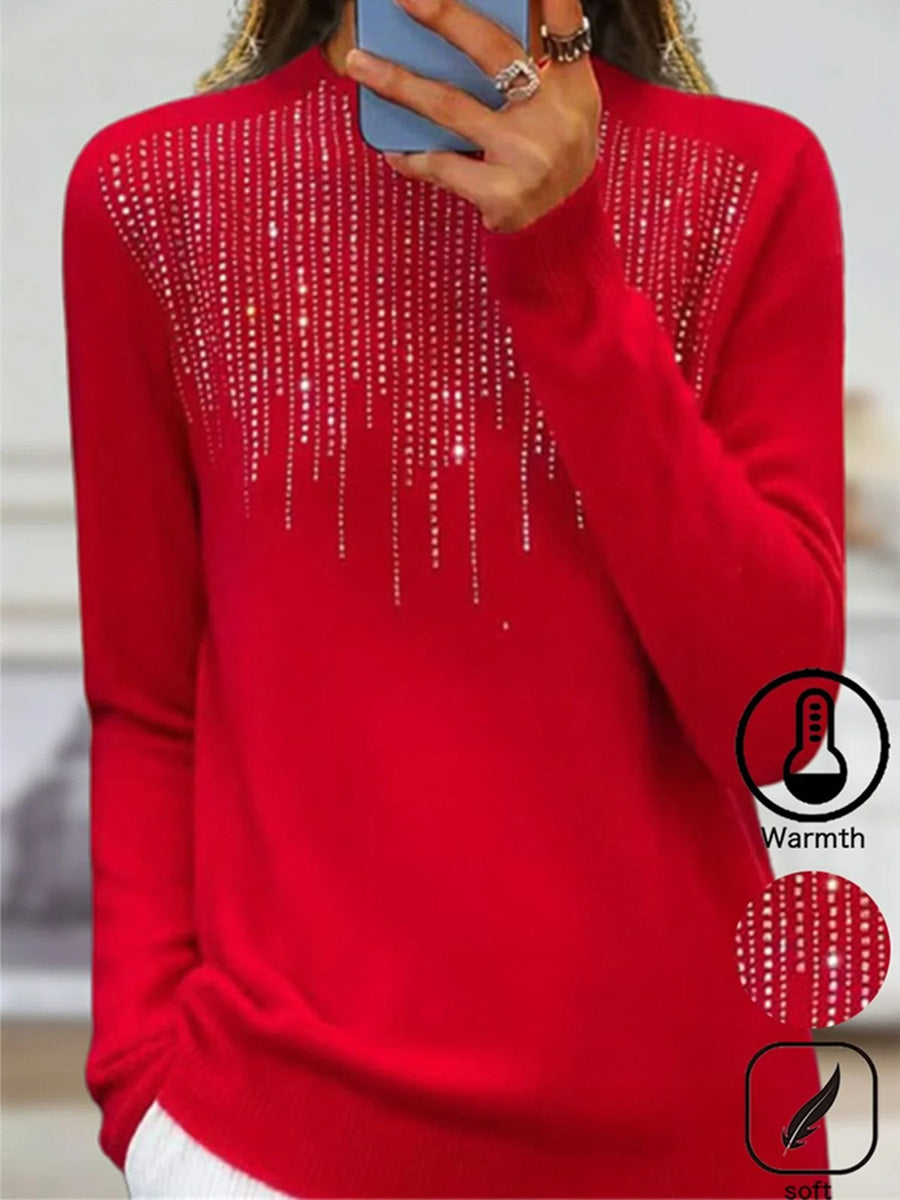 Plain Holiday Long Sleeve Comfy Casual Sweater