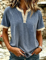 Women's Casual Short-sleeved Cotton Shirt