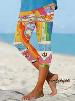 Buy three get one free, enjoy a 10% discount! Women's hippie print leggings